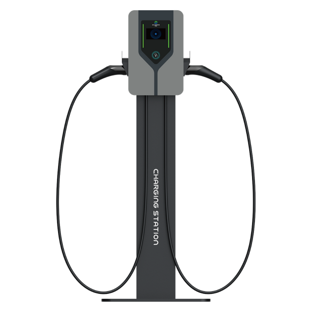 14kw Double Charging Guns AC EV Charger Station