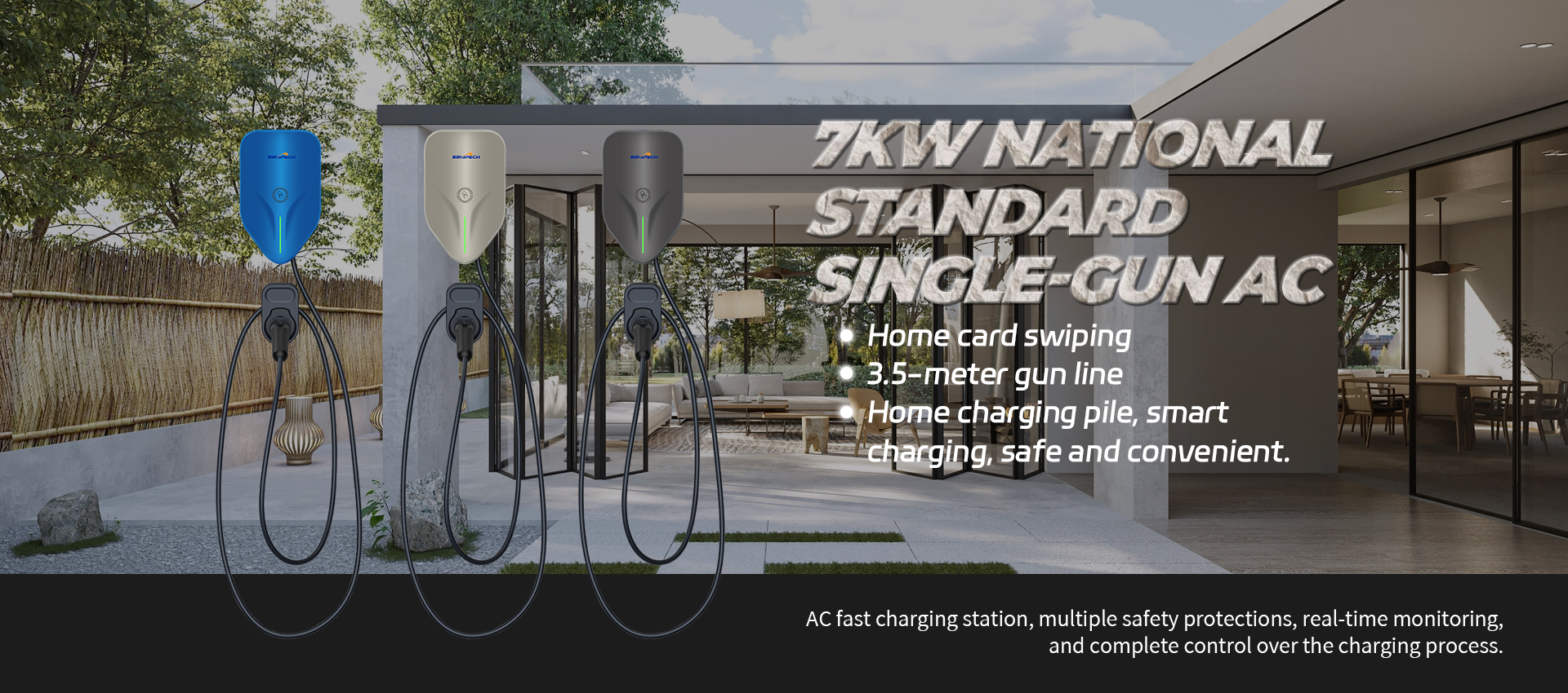 3.5kw 7kw 14kw ac ev charger for home
