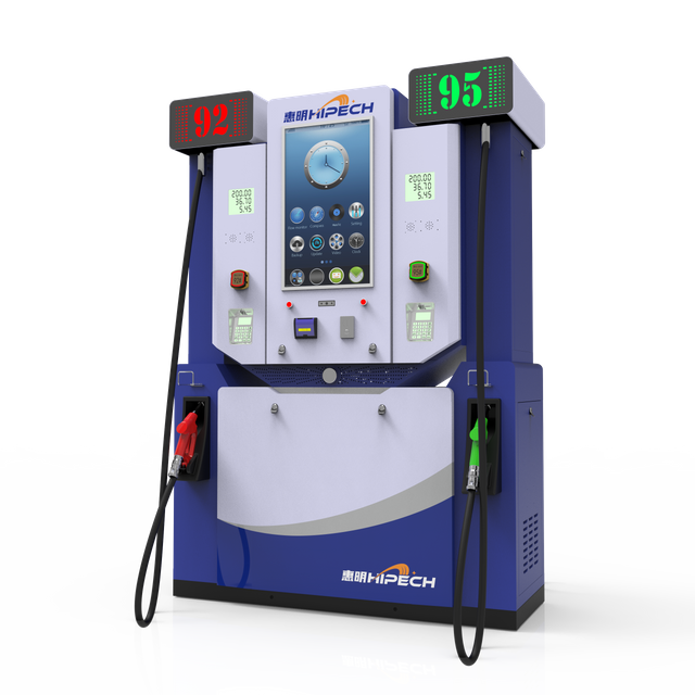 Hipech Reliable Fuel Dispensers Lcd Display for Sale with 4 Nozzles 2 Products for Gas Stations