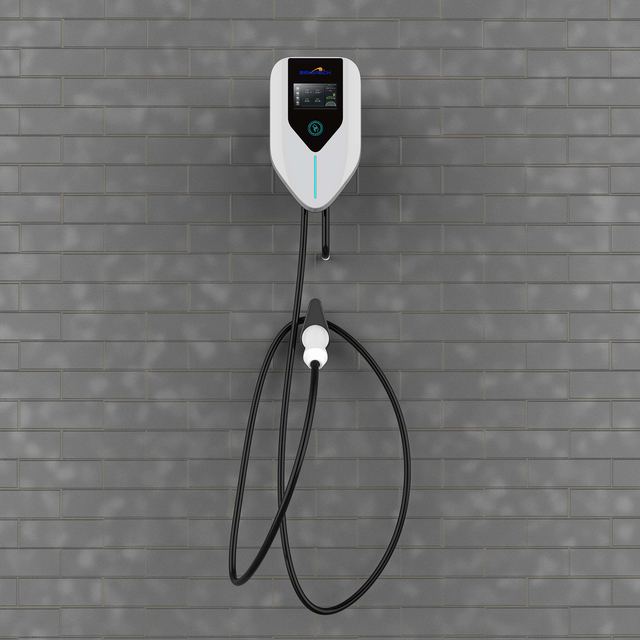 Portable Electric Vehicle Charger 32A 7KW Ev Charging Station with Screen And Bluetooth