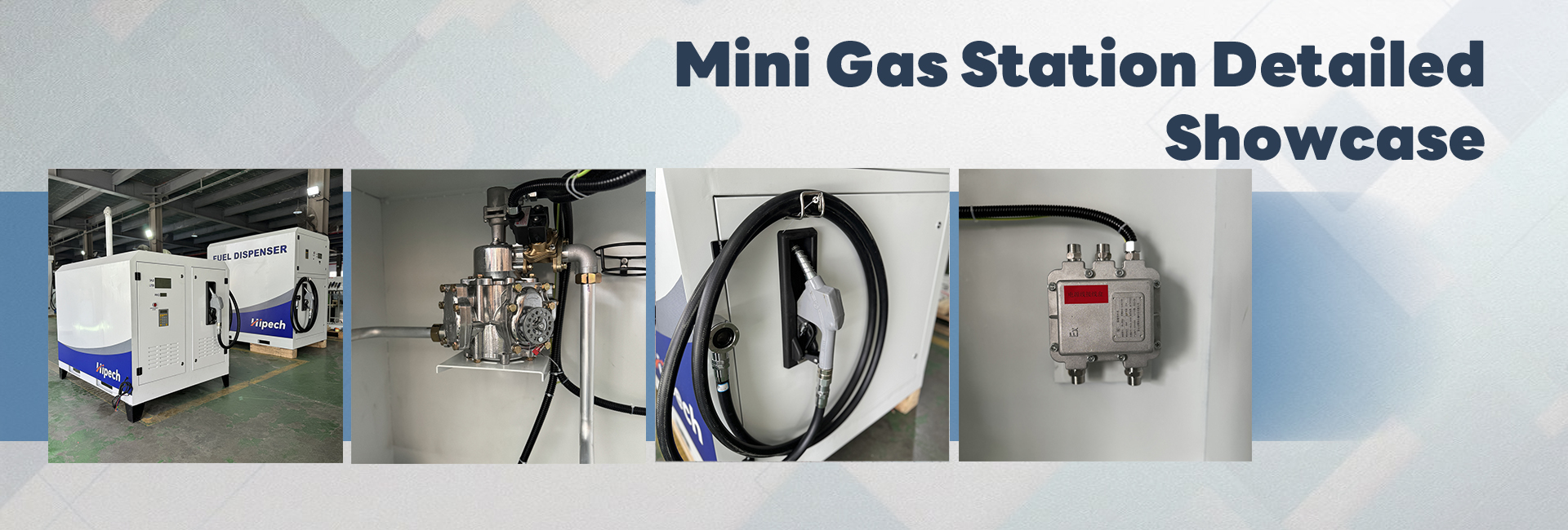 mini gas station with single gun