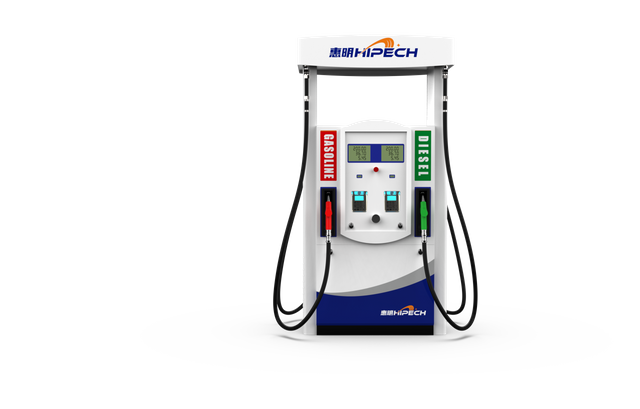 Hipech 2 Hoses Stainless Steel Fuel Dispenser Pump for Gas Station Forecourt Equipment