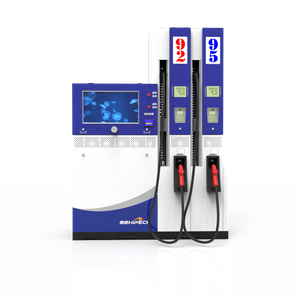 Hipech 4 Nozzles 2 Products Fuel Station Petrol Service Equipment Fuel Dispenser with Lcd Display